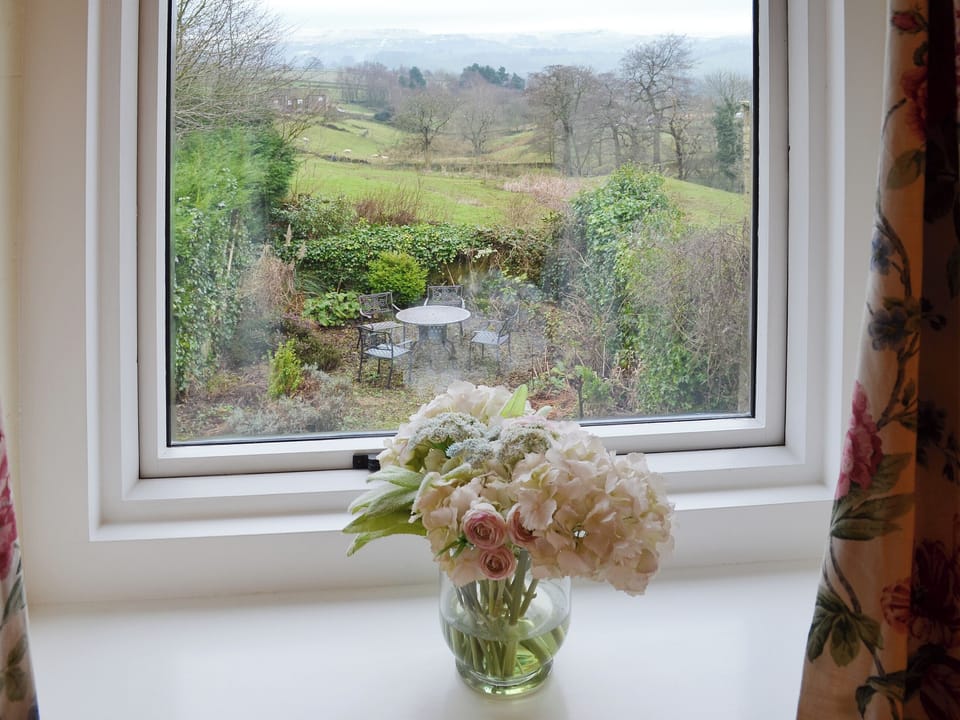 Far-reaching views can be seen from the bedroom window | Dewsnaps Frost - Dewsnaps, Chinley, near Chapel-en-le-Frith