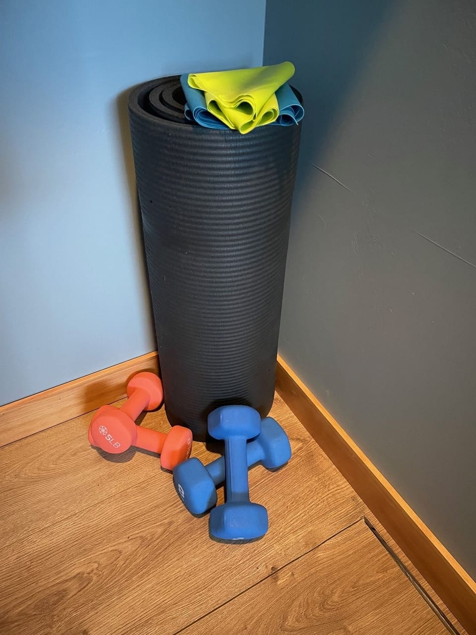 Workout away from home.