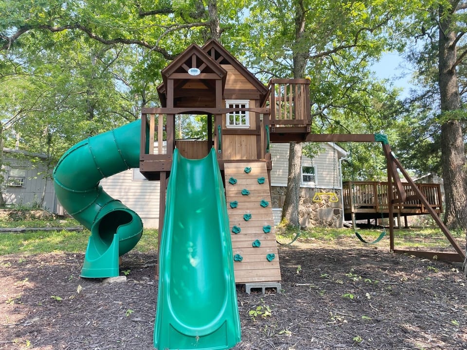 The kids will love the updated playground.