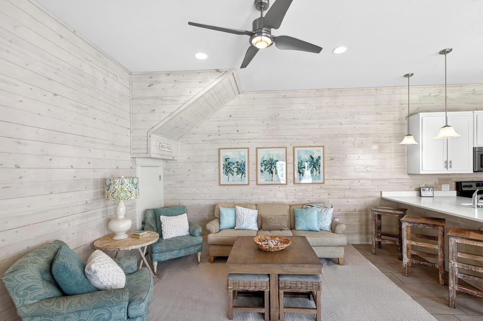 Bright and inviting open-concept living space perfect for relaxing.