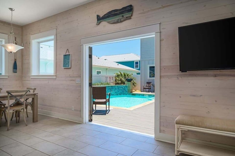 A view from the living room. 