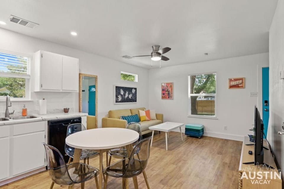 Fully equipped kitchen with all the essentials and dishwasher