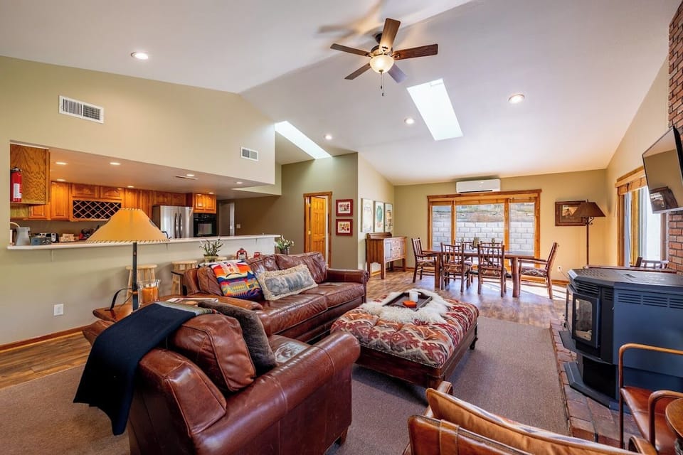 Plenty of natural light and space for your entire group to gather