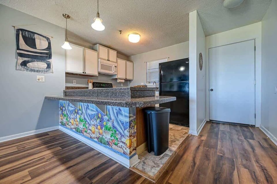 Kitchen with Granite Countertops
