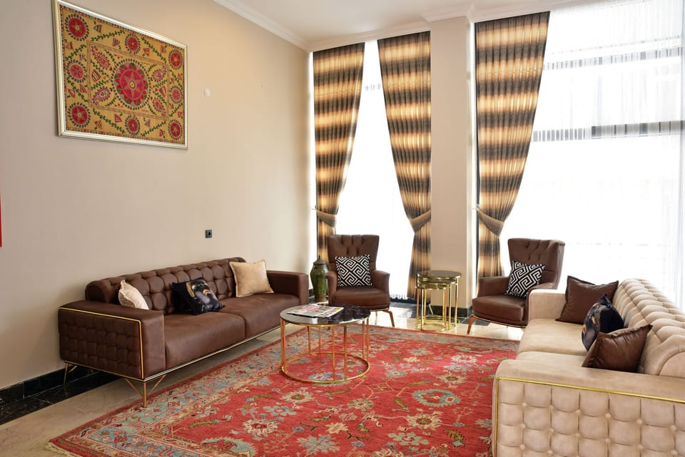 Lobby sitting area