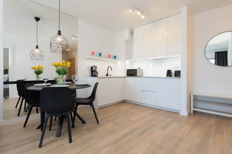 The elegant living room perfect for both relaxation and entertainment.