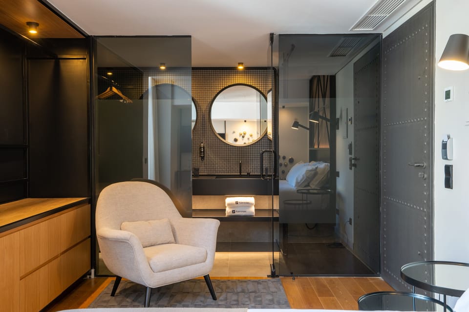 Twin Room | Bathroom | Shower, rainfall showerhead, hair dryer, towels