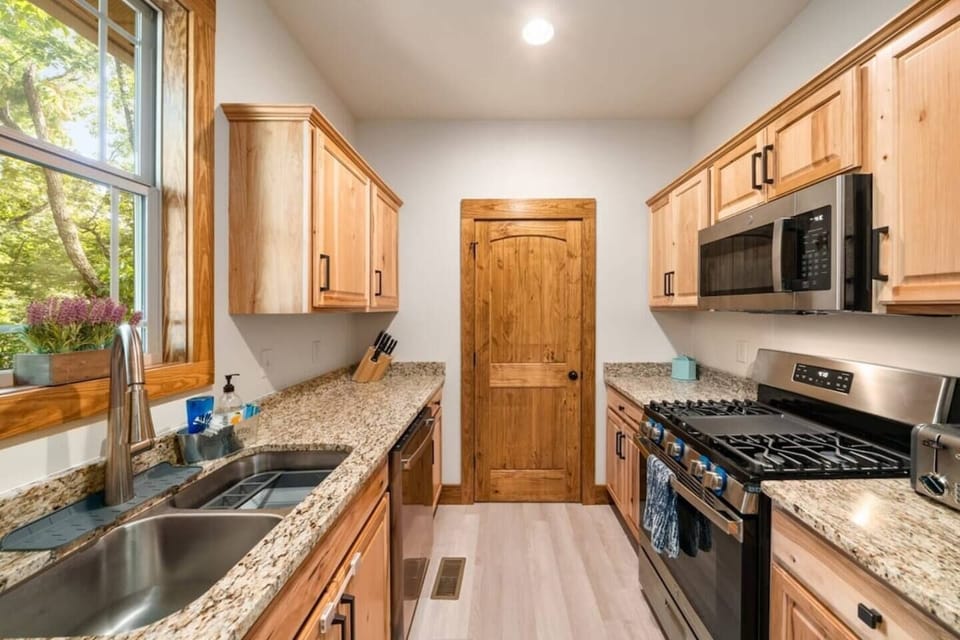 Galley Kitchen and Laundry Room Entrance
