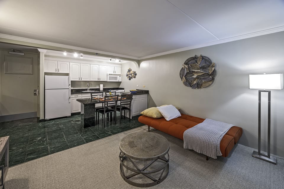 Living room and kitchen area - Living room and kitchen area