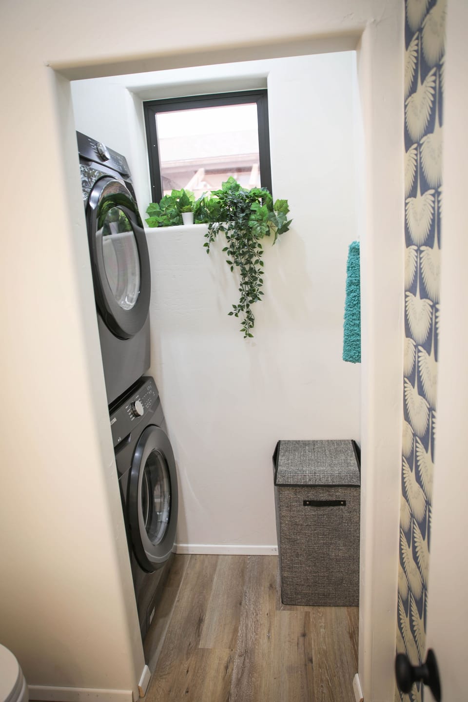Bathroom Two - Half Bath with Washer and Dryer for Guest Use