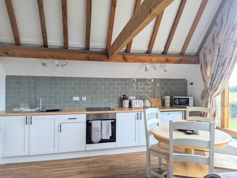 Comfort Apartment | Private kitchen | Shared fridge, electric kettle, eco-friendly cleaning products