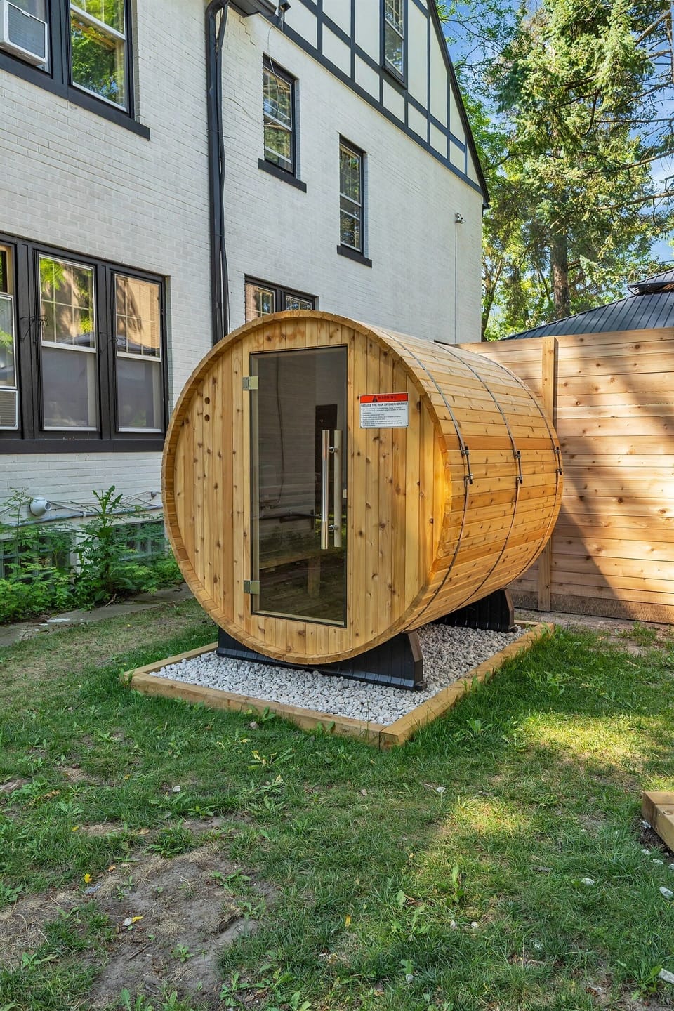 You'll love unwinding in the Sauna