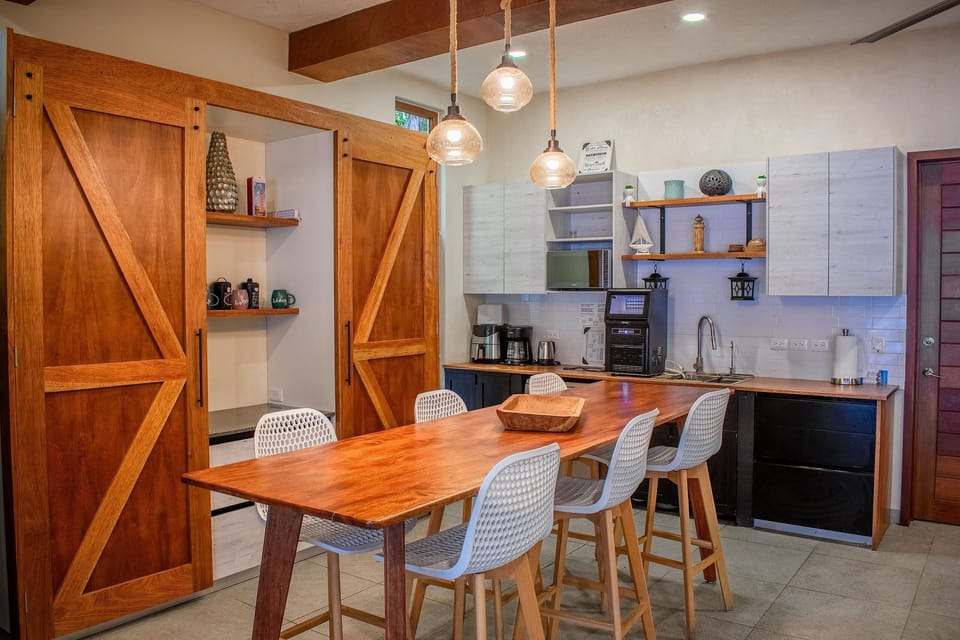 Communal kitchen,Dining area