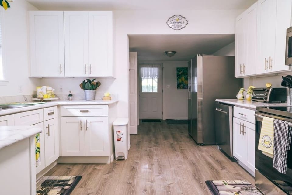 Fully stocked kitchen to create your culinary delights.
