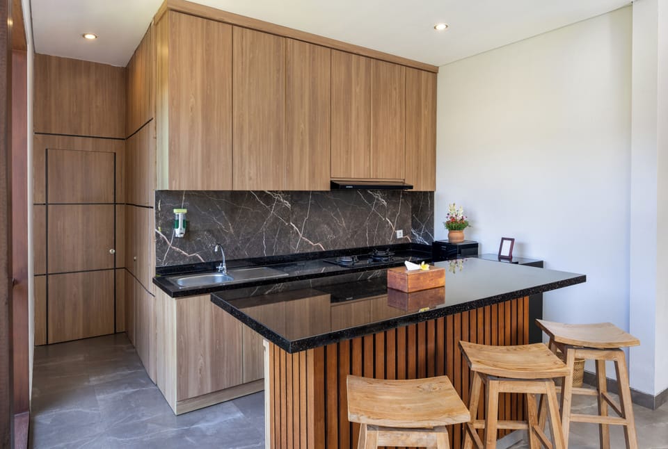 Three Bedroom Private Heated Pool Villa | Private kitchen