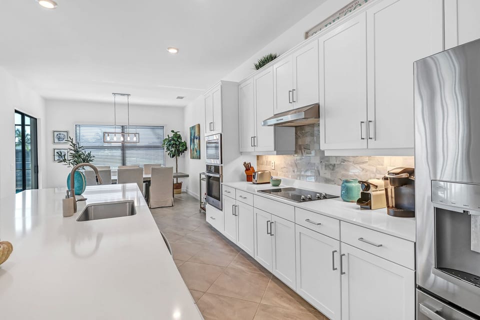 Quartz Countertops and Stainless Steel appliances