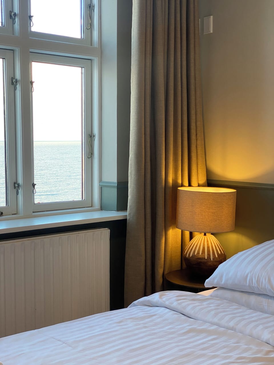 Traditional Double Room, 1 King Bed, Sea Facing (Detached Bathroom) | Iron/ironing board, free WiFi, bed sheets
