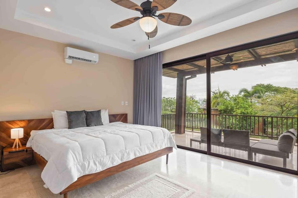 Sleep soundly in a king-sized bed, where comfort meets luxury.