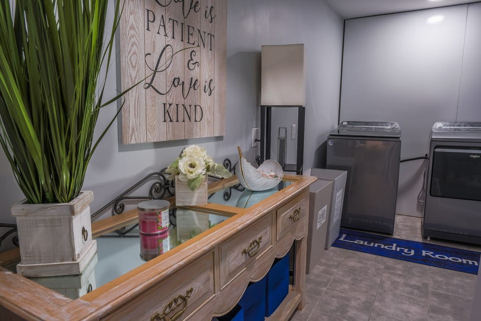 Washer and dryer area, this is the only commonly shared area of the home. 