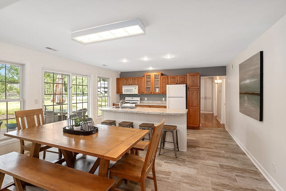 Large kitchen for entertaining