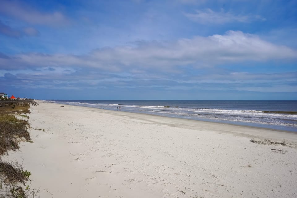 Condo is steps from the beach