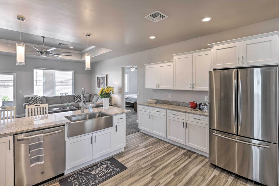 Kitchen | Coffee Maker | Spices | Toaster | Wine Glasses
