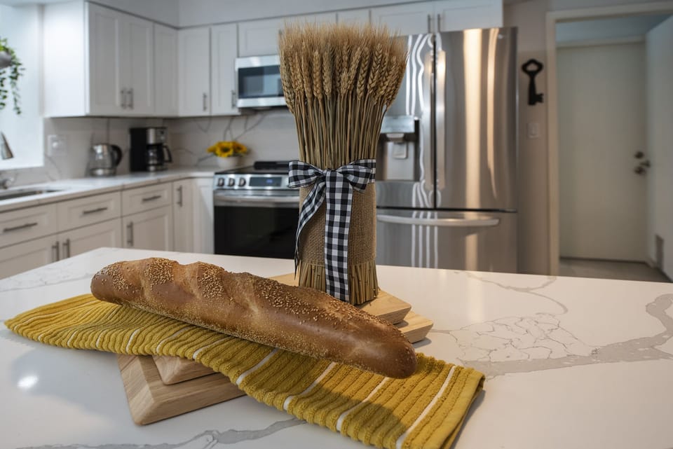 Enjoy baking in the new oven. 