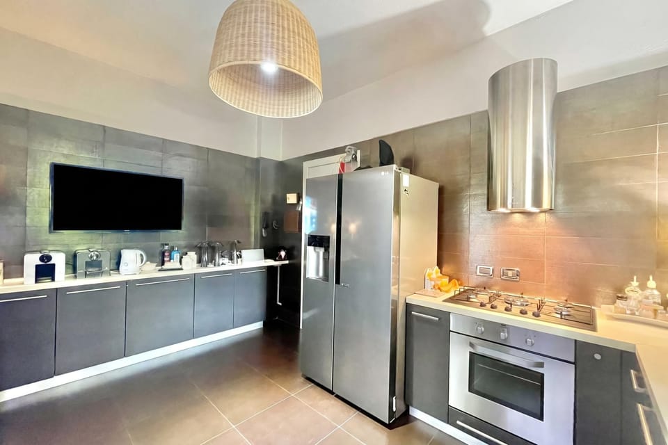 Family Villa, Multiple Bedrooms, 2 Bathrooms (Villa Alice) | Private kitchen | Fridge, microwave, oven, stovetop