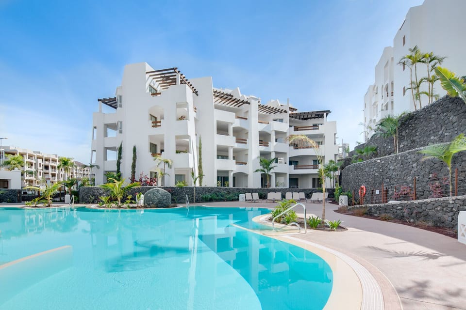 Private luxury residential complex with swimming pools