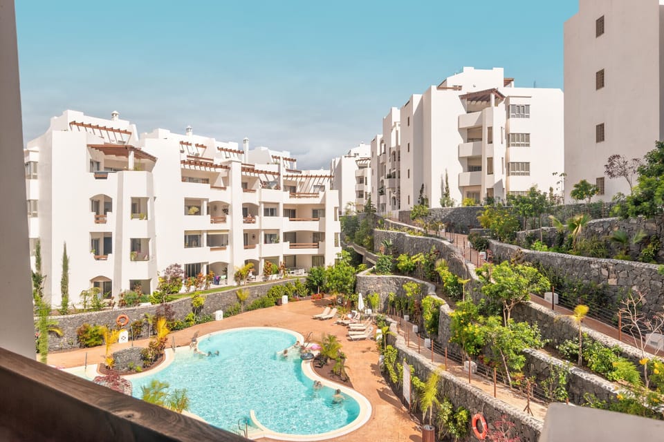 Private luxury residential complex with gardens, swimming pools and fitness room