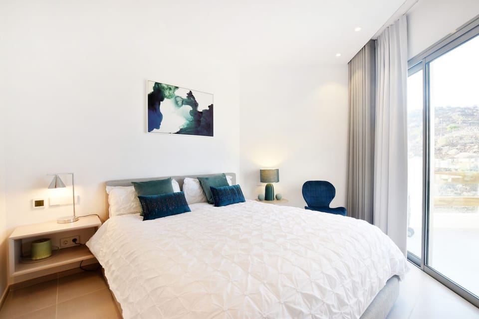 Spacious bedroom with terrace