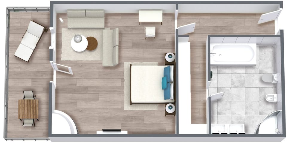 Classic Suite - Mountain View | Premium bedding, minibar, in-room safe, iron/ironing board
