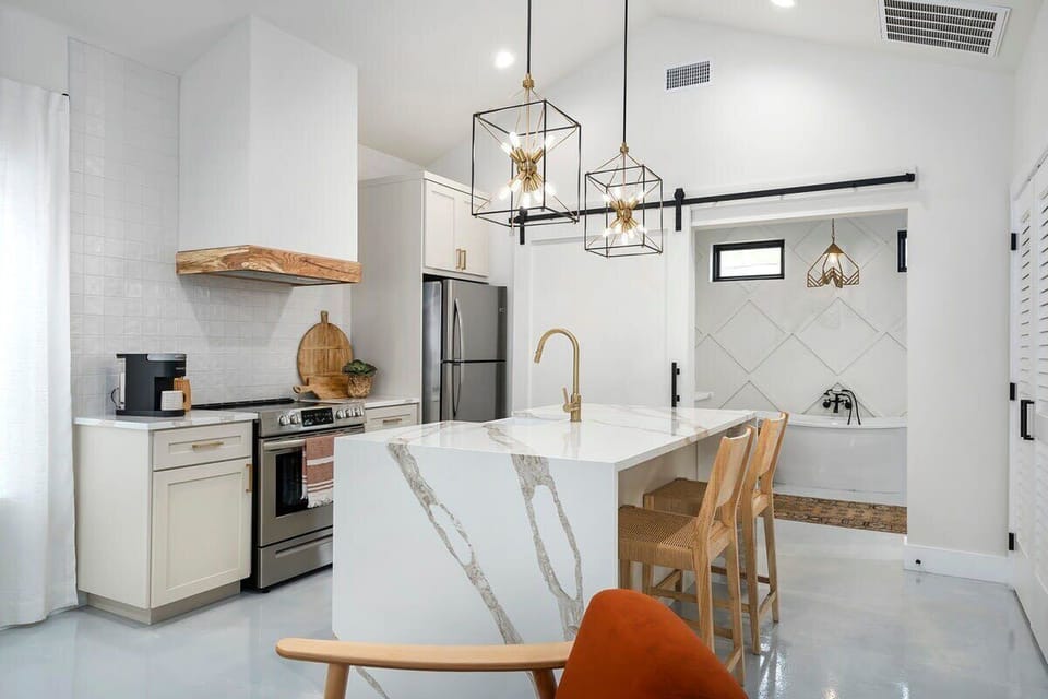 kitchen space.
