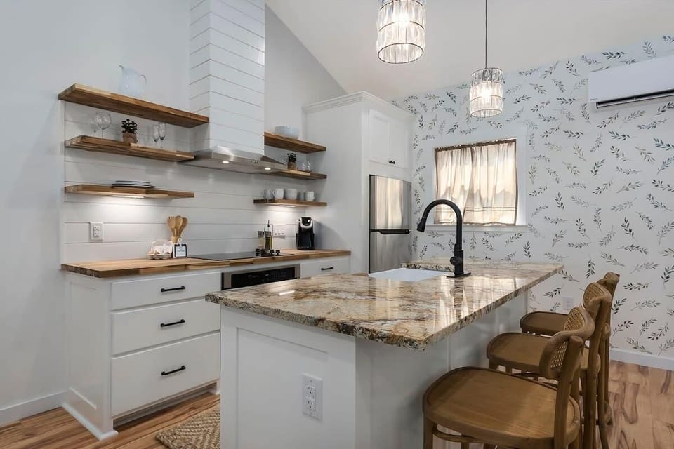Fully stocked kitchen