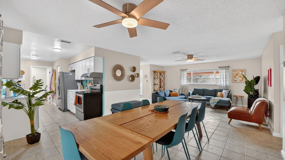 Large open concept main area 