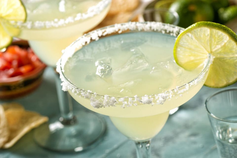 Margaritas and tacos at El Chile, just an 8 minute walk from the house