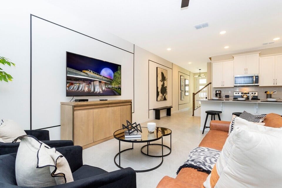 Step into this spacious, comfortable living area, designed with a touch of elegance and utmost comfort for a memorable stay.  Tv for all the family entertainment