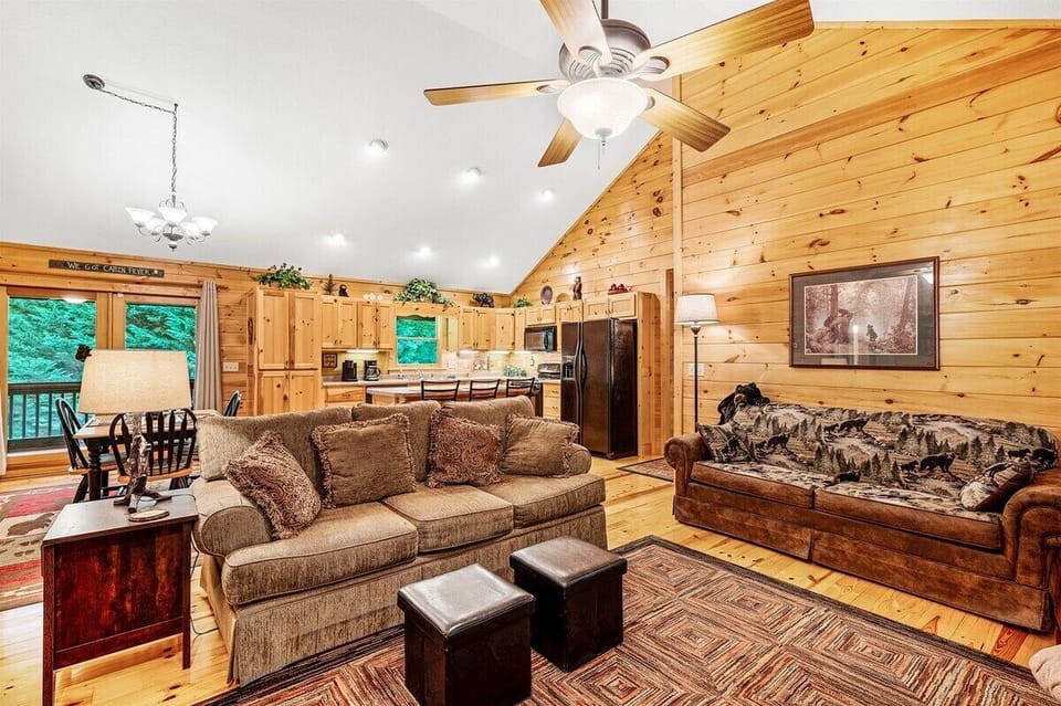 Large Living Area & Kitchen