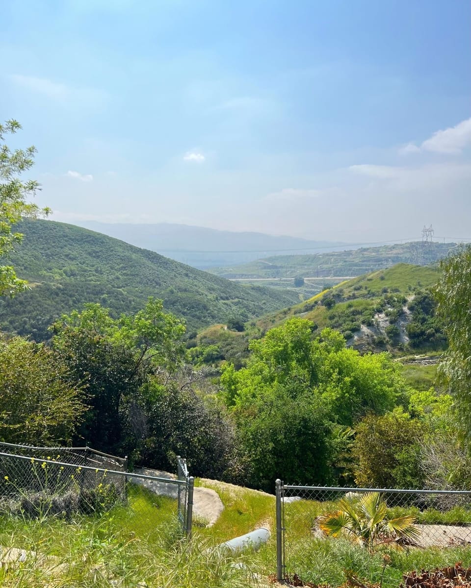 Backyard view is amazing!