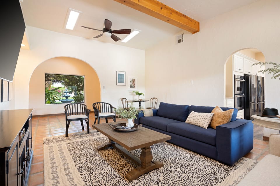 Main living room features a TV.