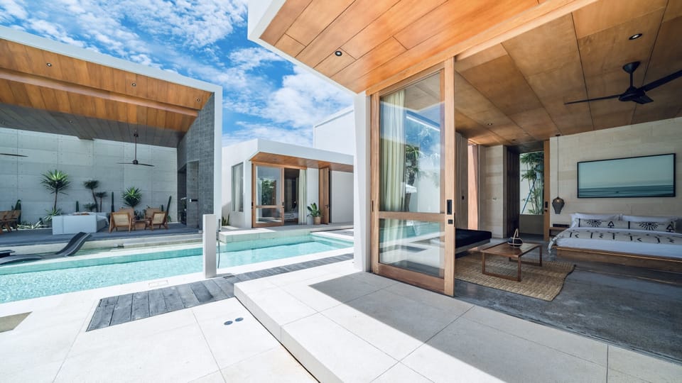 3 outdoor pools
