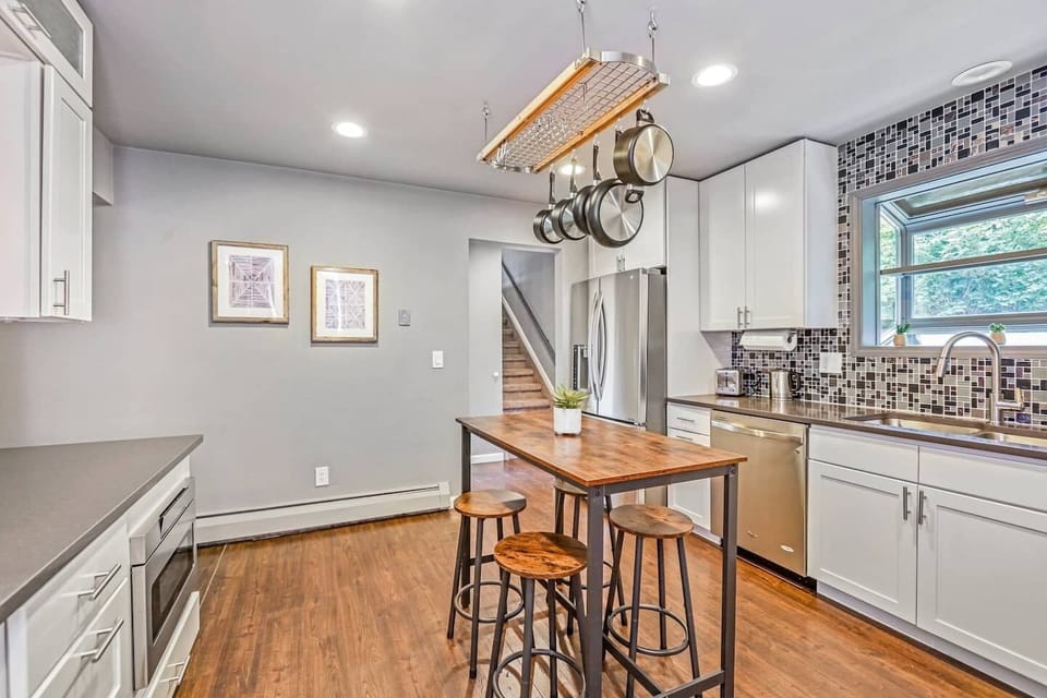 Discover culinary comfort in our spacious and updated kitchen.