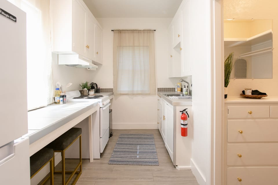 Cook, create, and entertain with ease in a fully stocked kitchen, designed for every culinary need.