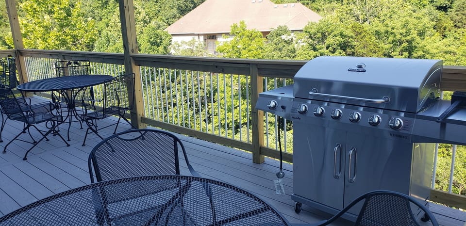 Large Grill with lots of seating