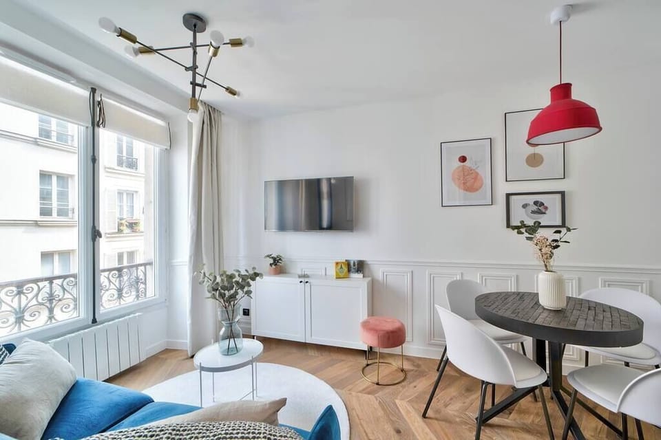 Salon entièrement repensé par un architecte d'intérieur