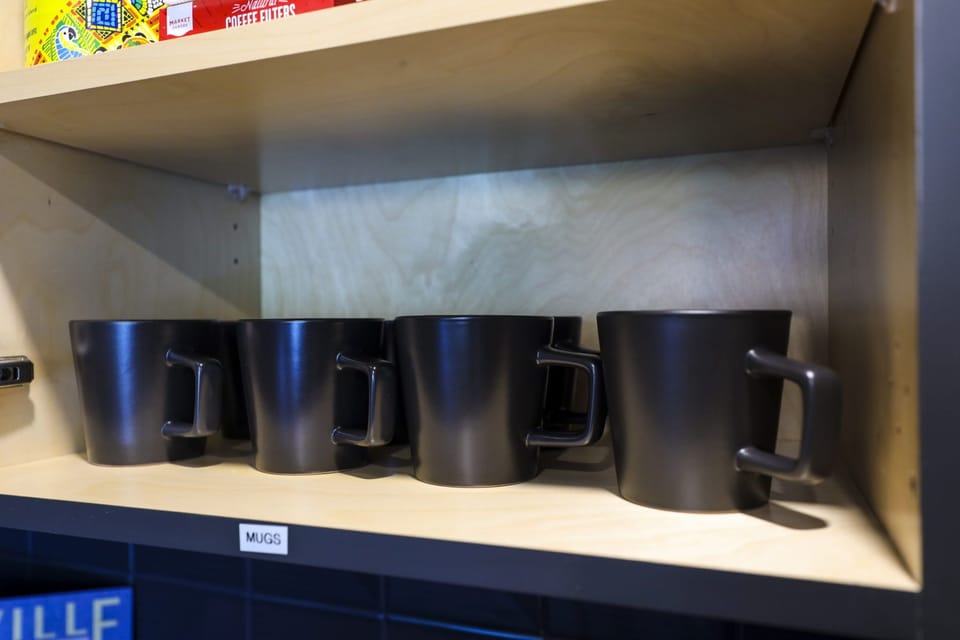 Fully stocked kitchen