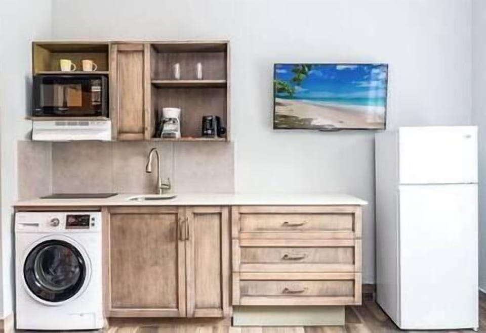 Kitchenette in our studio condo