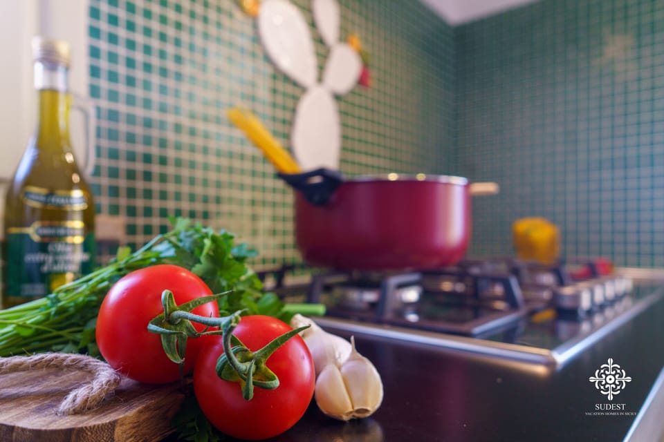 Panoramic Villa | Private kitchen | Fridge, coffee/tea maker, highchair, dining tables