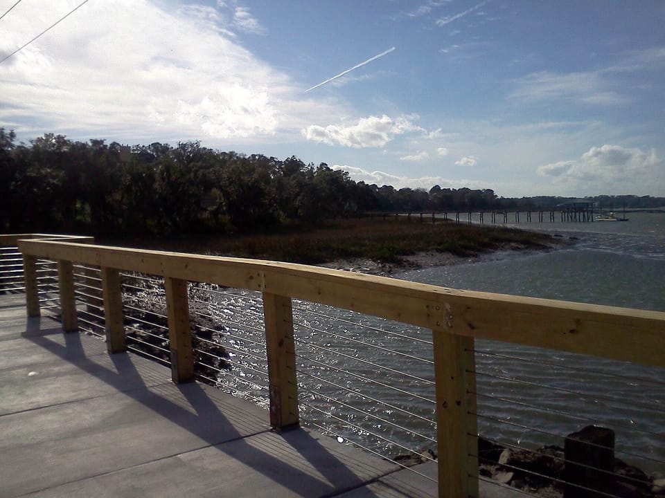 Ride the bicycles down the scenic Spanish Moss Trail