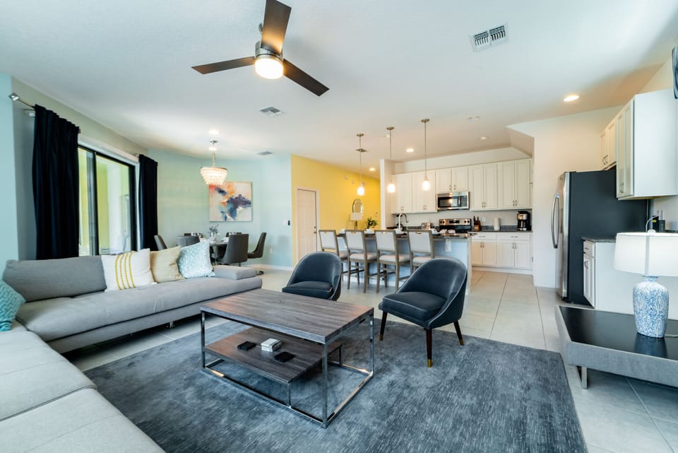 wide open spaces showing the living room